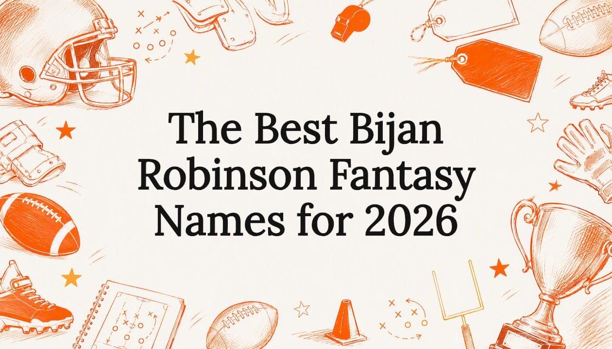 The Best Bijan Robinson Fantasy Names for 2026