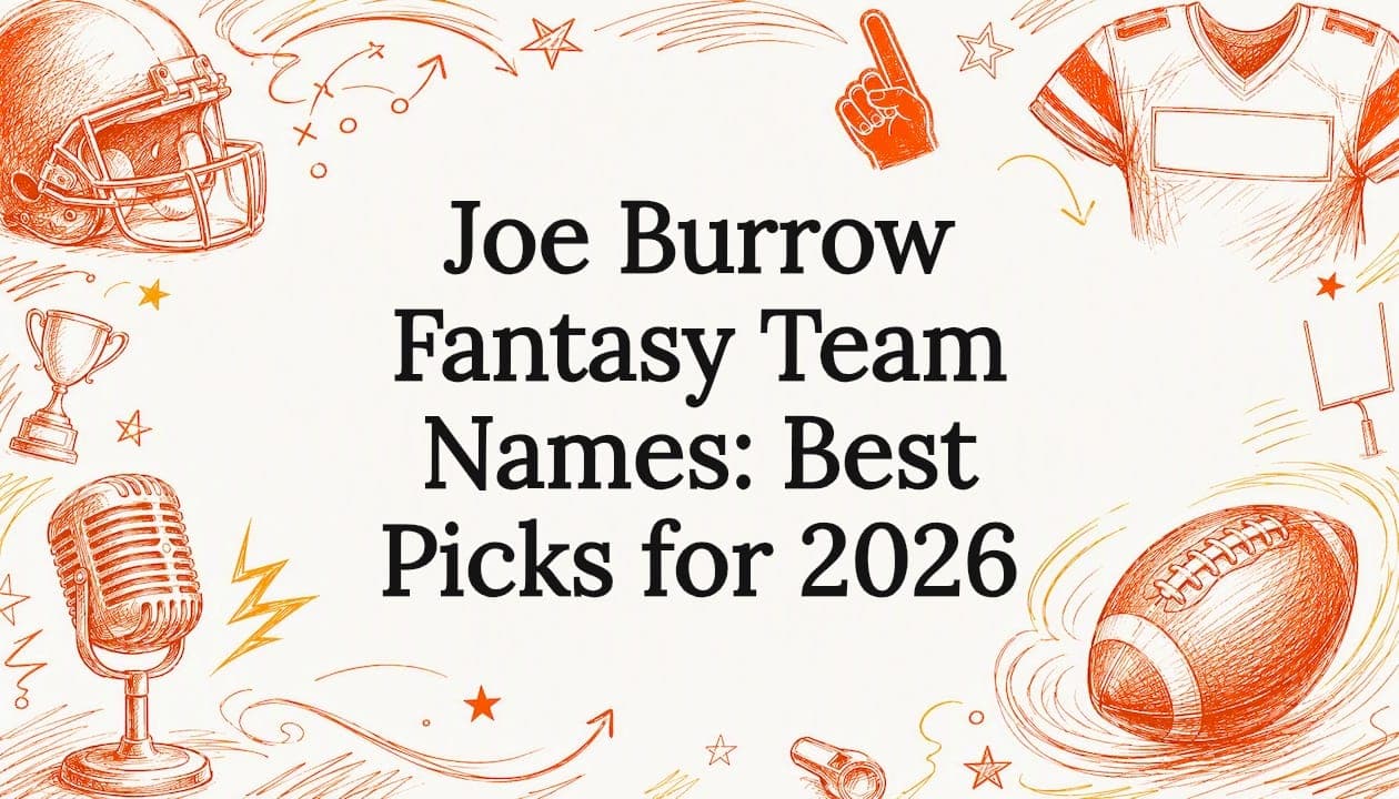 Joe Burrow Fantasy Team Names: Best Picks for 2026