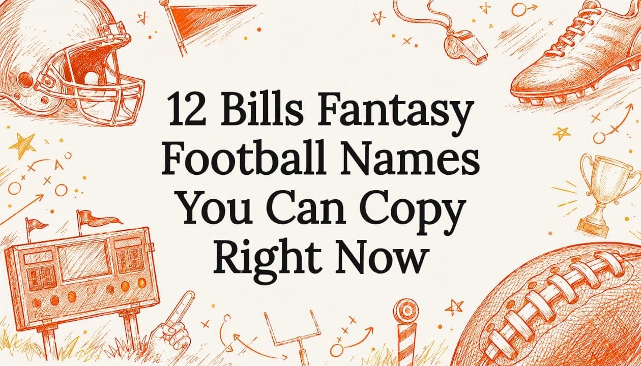 12 Bills Fantasy Football Names You Can Copy Right Now
