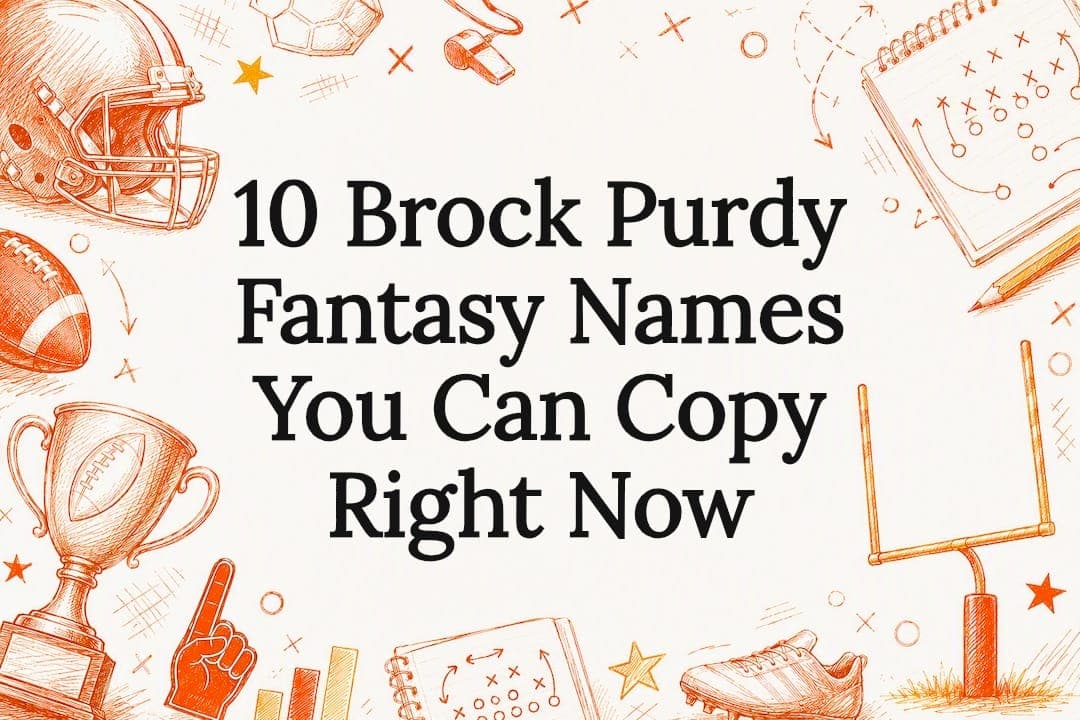 10 Brock Purdy Fantasy Names You Can Copy Right Now