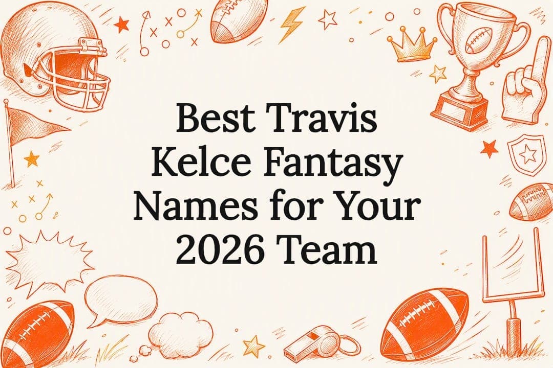Best Travis Kelce Fantasy Names for Your 2026 Team