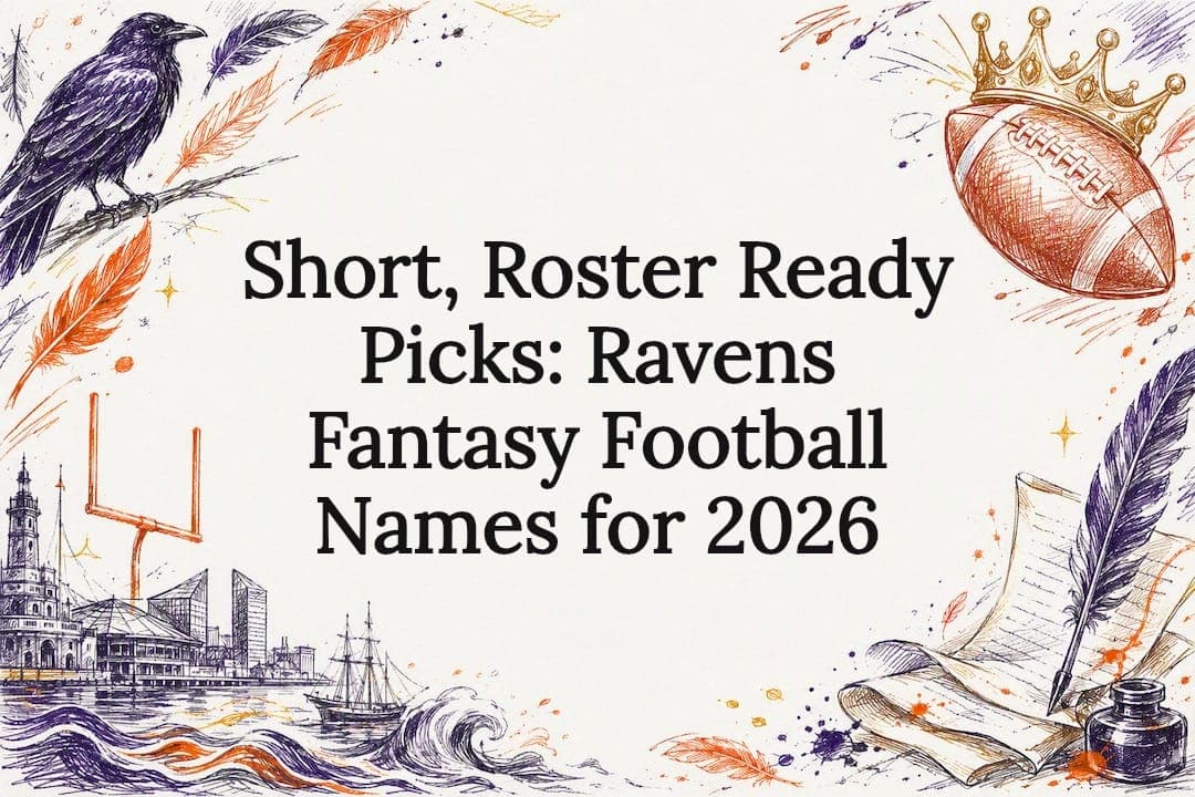 Short, Roster Ready Picks: Ravens Fantasy Football Names for 2026