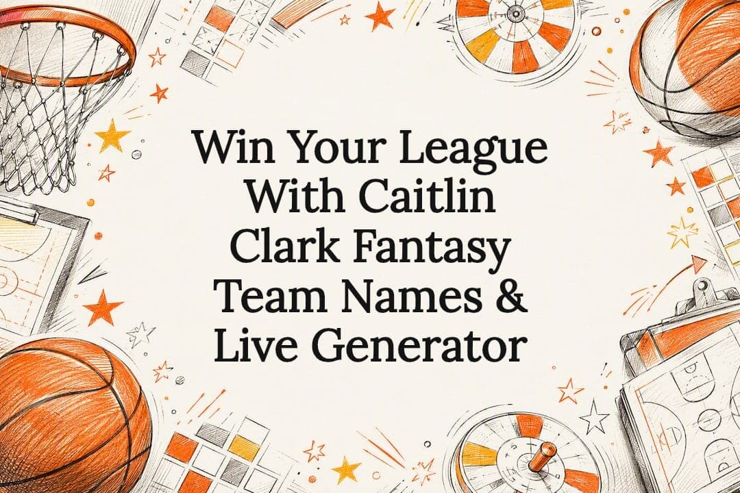 Win Your League With Caitlin Clark Fantasy Team Names & Live Generator