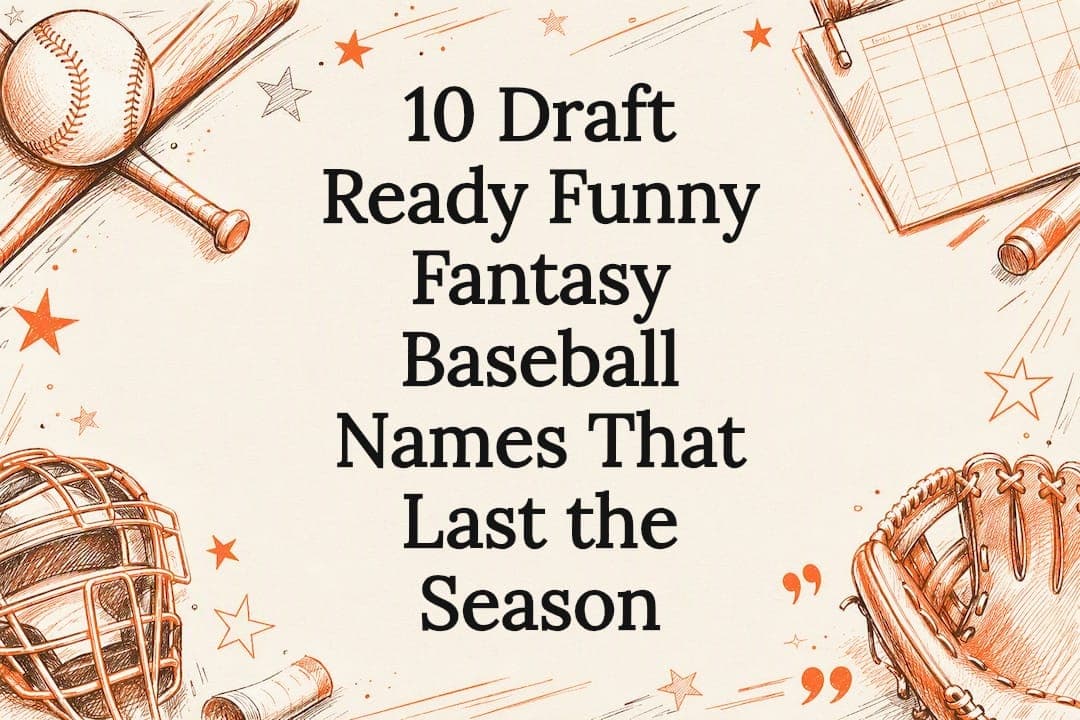 10 Draft Ready Funny Fantasy Baseball Names That Last the Season