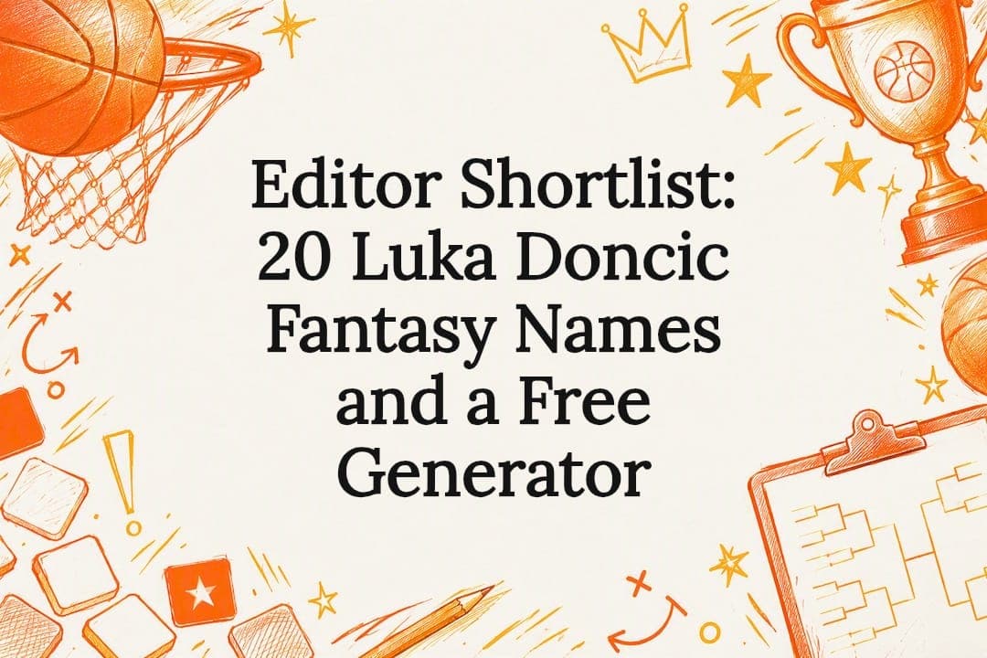 Editor Shortlist: 20 Luka Doncic Fantasy Names and a Free Generator