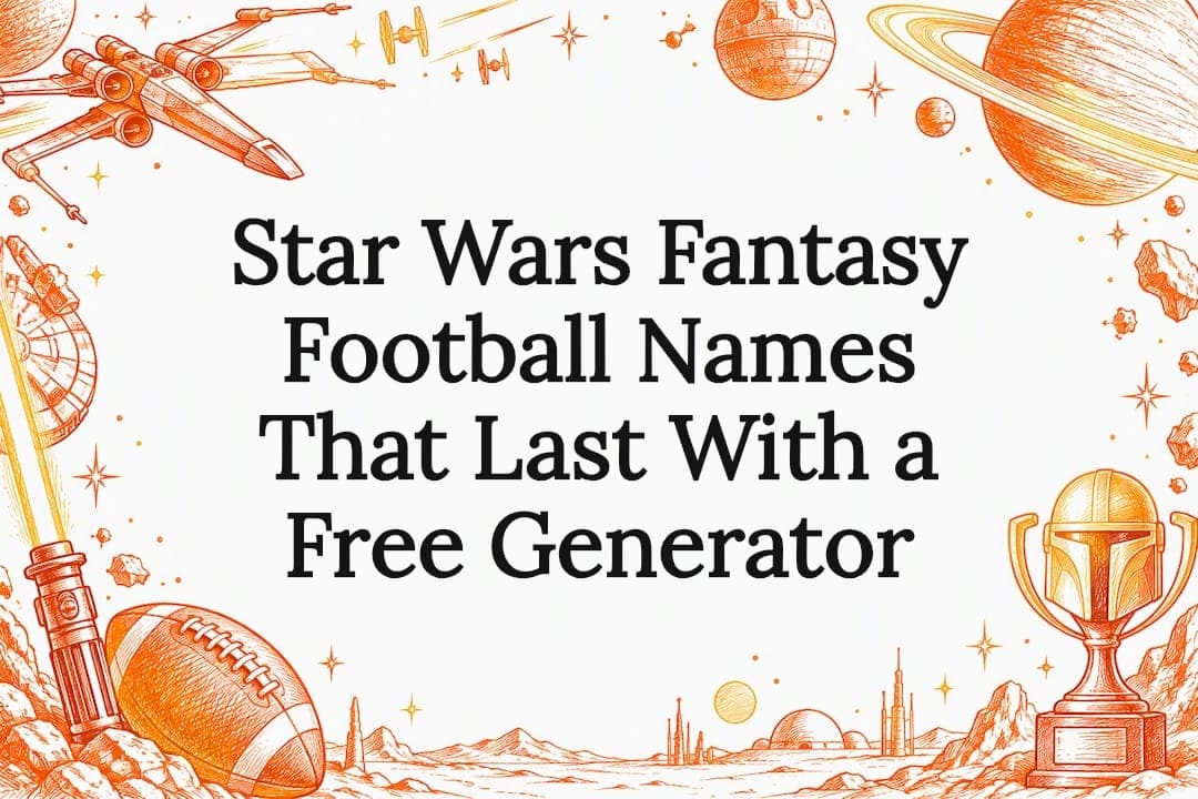 Star Wars Fantasy Football Names That Last With a Free Generator