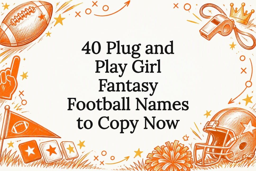 40 Plug and Play Girl Fantasy Football Names to Copy Now