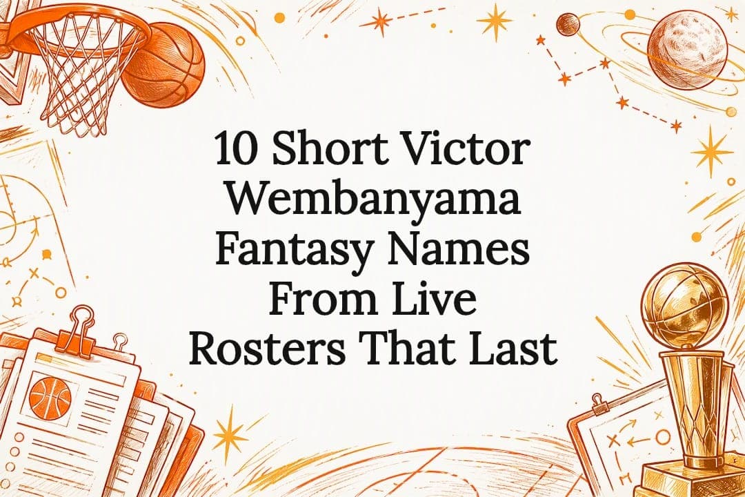 10 Short Victor Wembanyama Fantasy Names From Live Rosters That Last