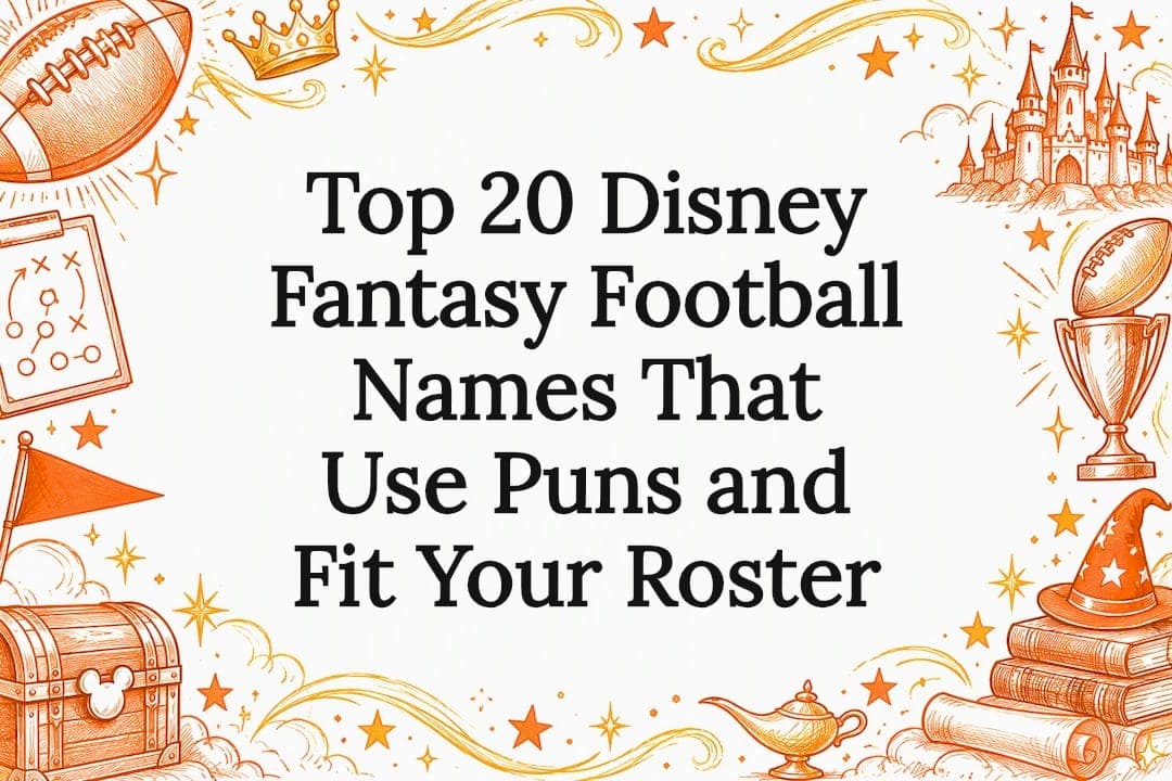 Top 20 Disney Fantasy Football Names That Use Puns and Fit Your Roster