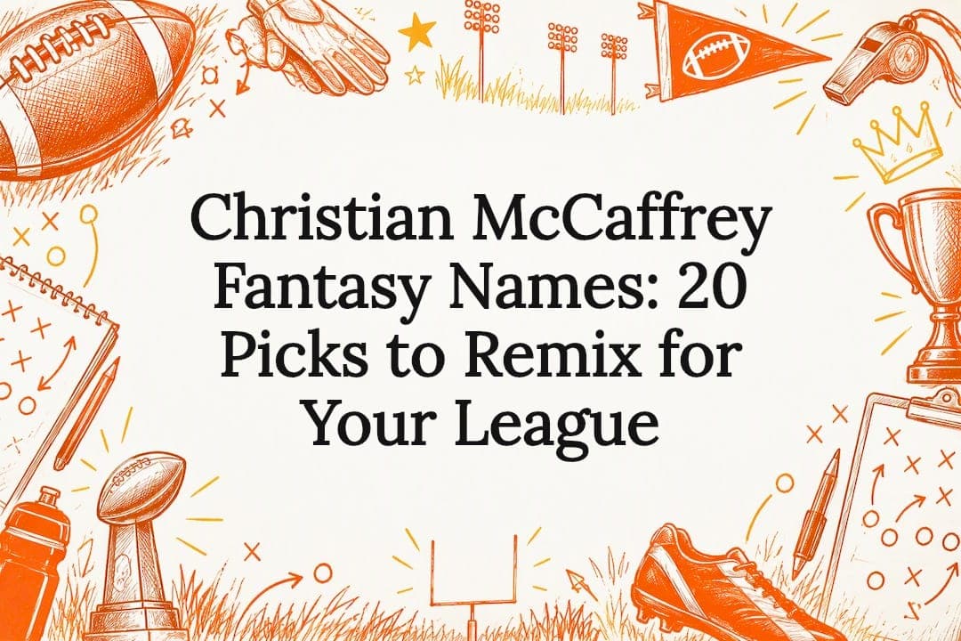 Christian McCaffrey Fantasy Names: 20 Picks to Remix for Your League