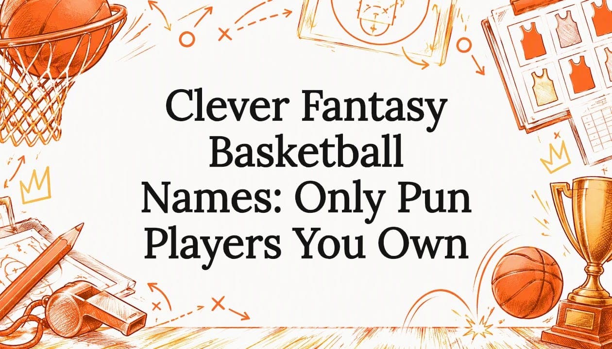 Clever Fantasy Basketball Names: Only Pun Players You Own