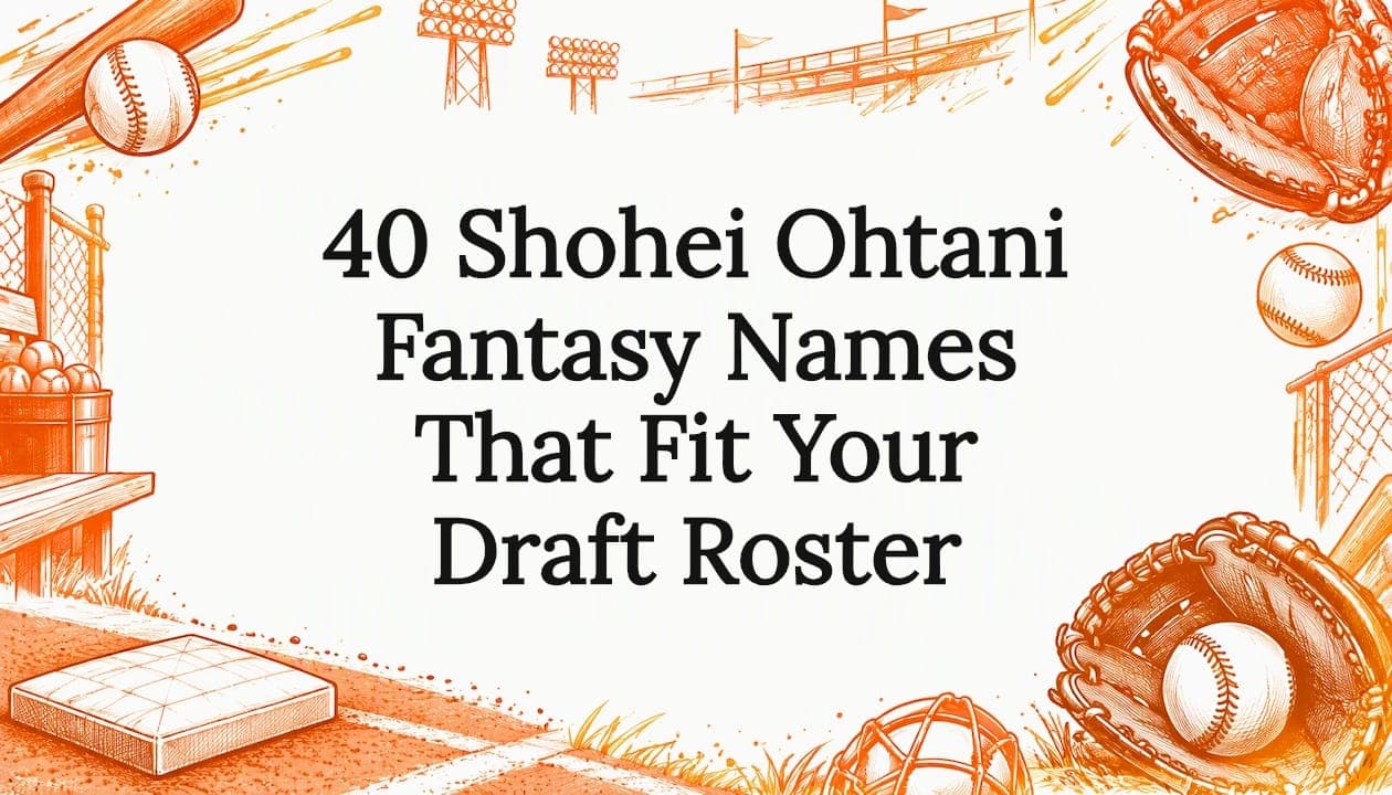 40 Shohei Ohtani Fantasy Names That Fit Your Draft Roster