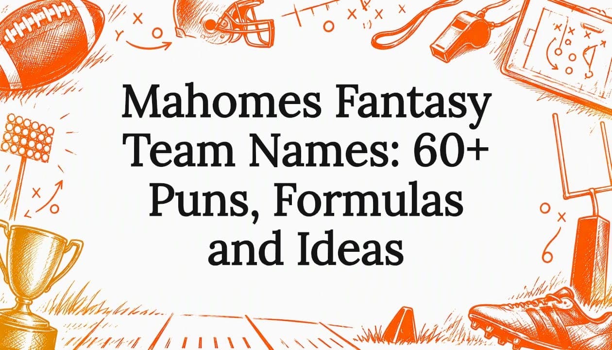 Mahomes Fantasy Team Names: 60+ Puns, Formulas and Ideas