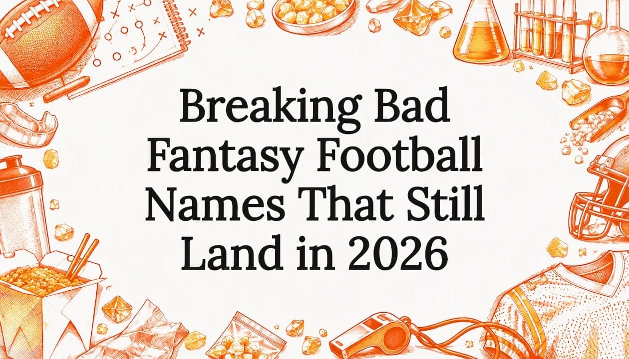 Breaking Bad Fantasy Football Names That Still Land in 2026